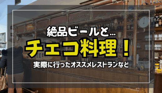 【2025】プラハで食すチェコ料理7選とオススメレストラン4選