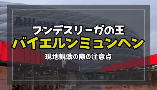 【サムネ】アリアンツアレーナ観戦の注意点
